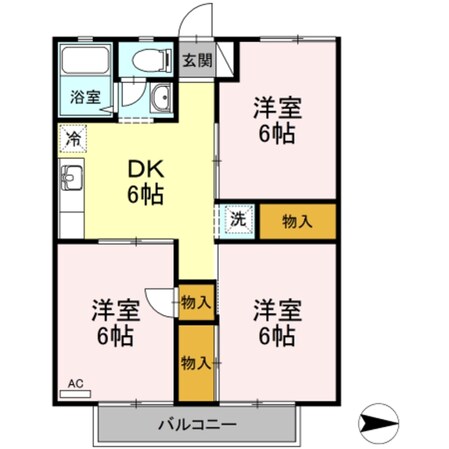 グランドールIの物件間取画像